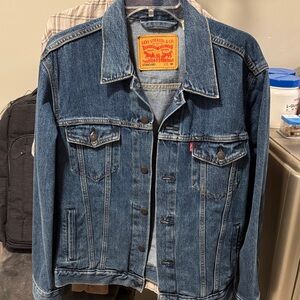 Levi's Blue Denim Jacket with Button Details